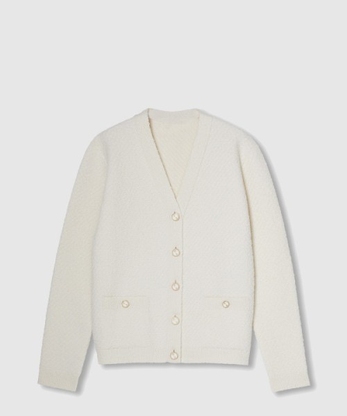 구찌 울 부클레 가디건