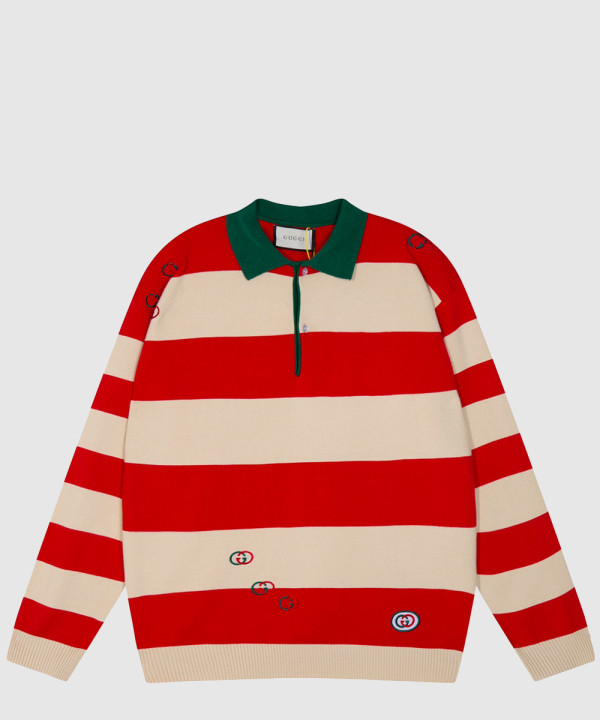 구찌 로고 니트 상의