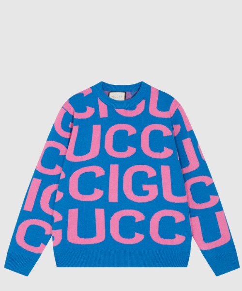 구찌 로고 니트 상의