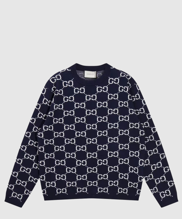 구찌 로고 니트 상의