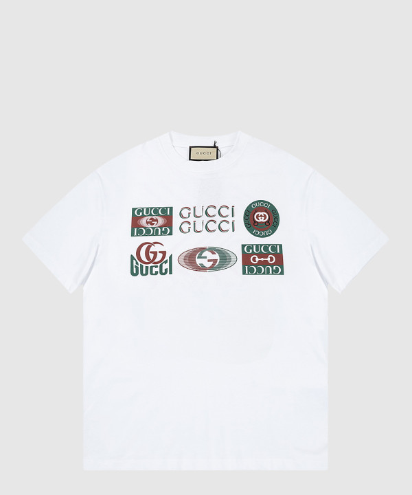 구찌 로고 프린트 반팔