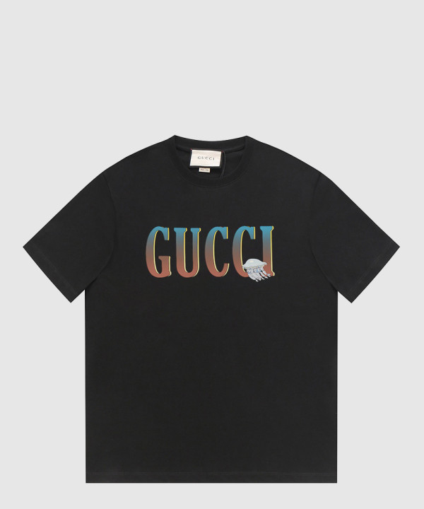 구찌 로고 프린트 반팔