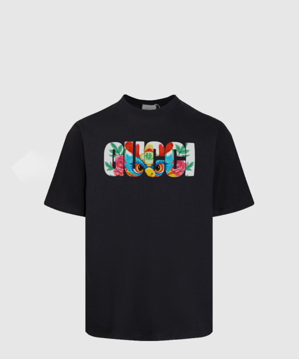 구찌 로고 프린트 반팔