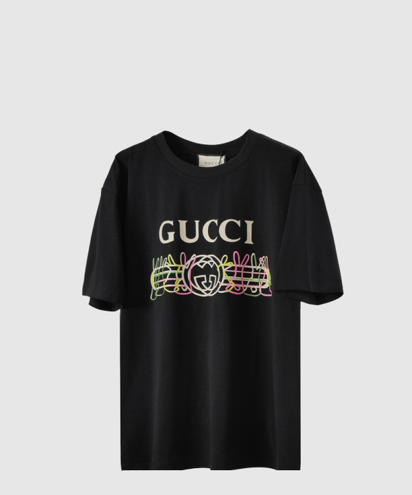 구찌 로고 프린트 반팔