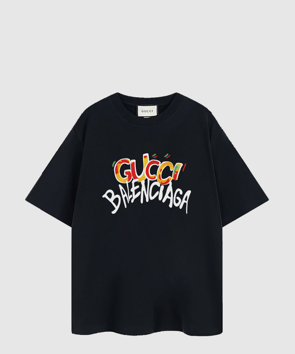 구찌 로고 프린트 반팔