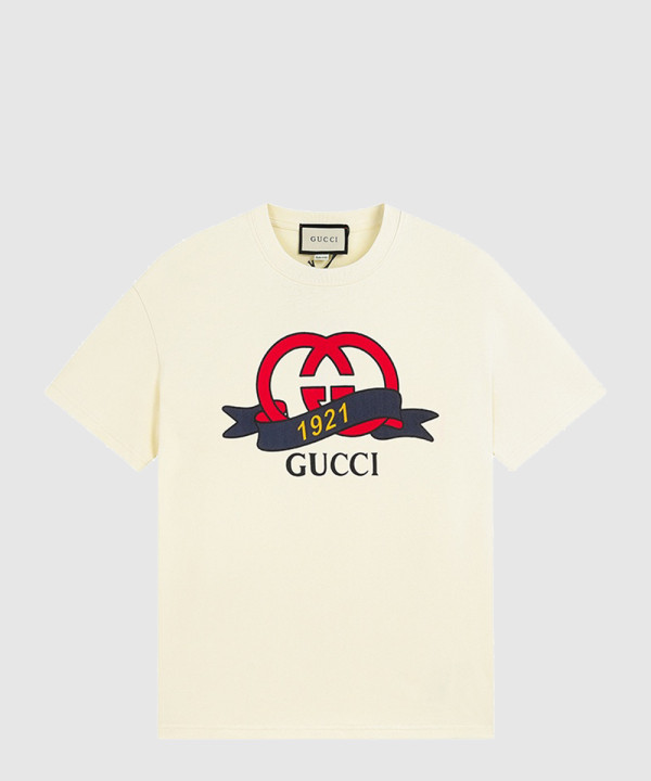 구찌 로고 프린트 반팔