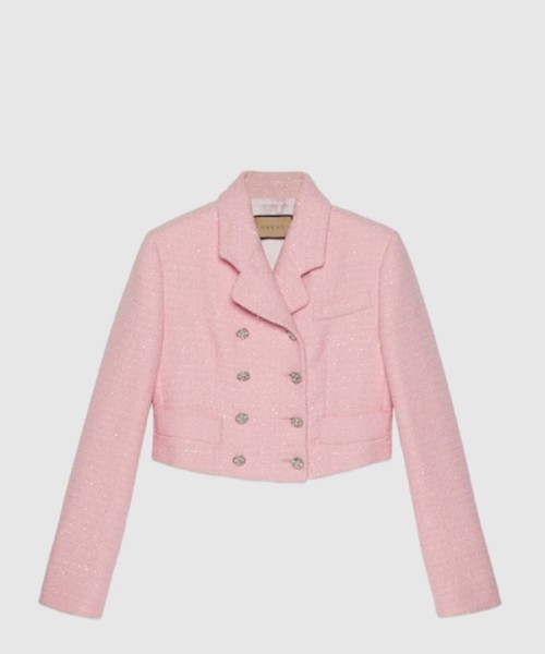 구찌 로고 프린트 재킷