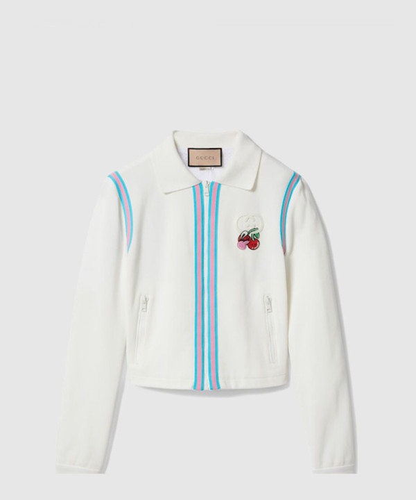 구찌 로고 쇼트 코트