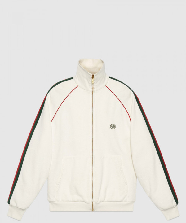 구찌 로고 긴팔 코트