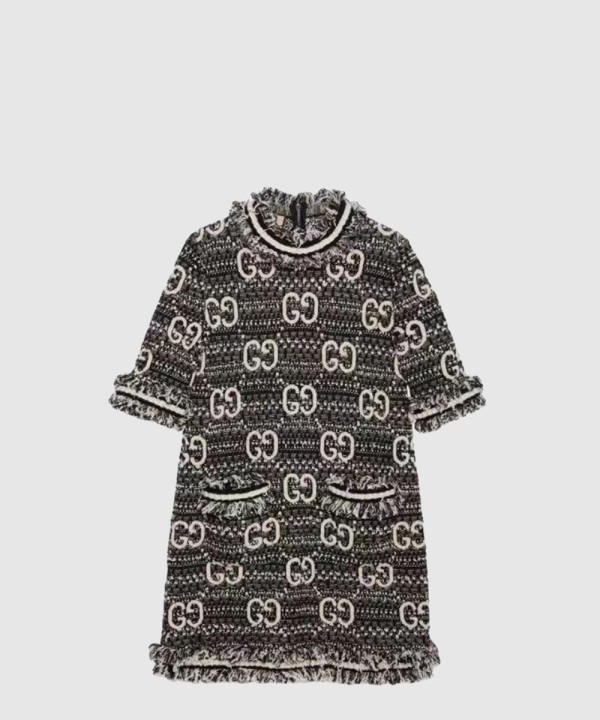 구찌 로고 프린트 원피스