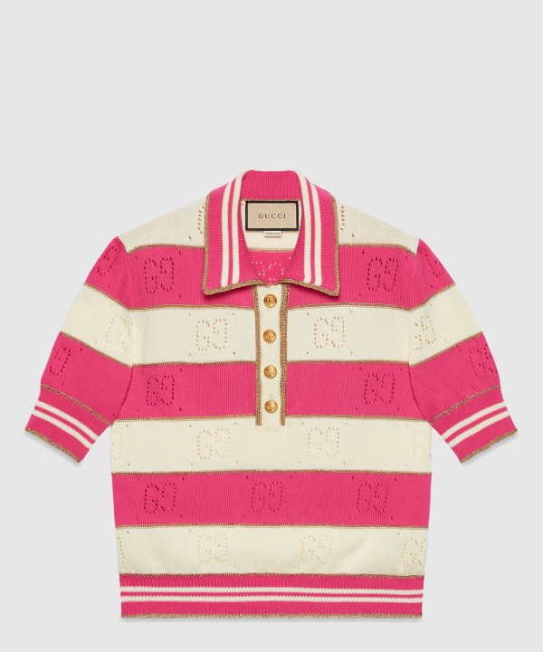 구찌 니트 크롭