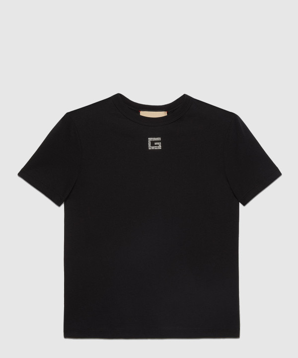 구찌 프린트 면 티셔츠