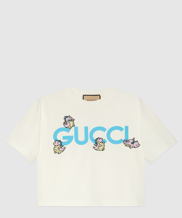 구찌 로고 프린트 반팔