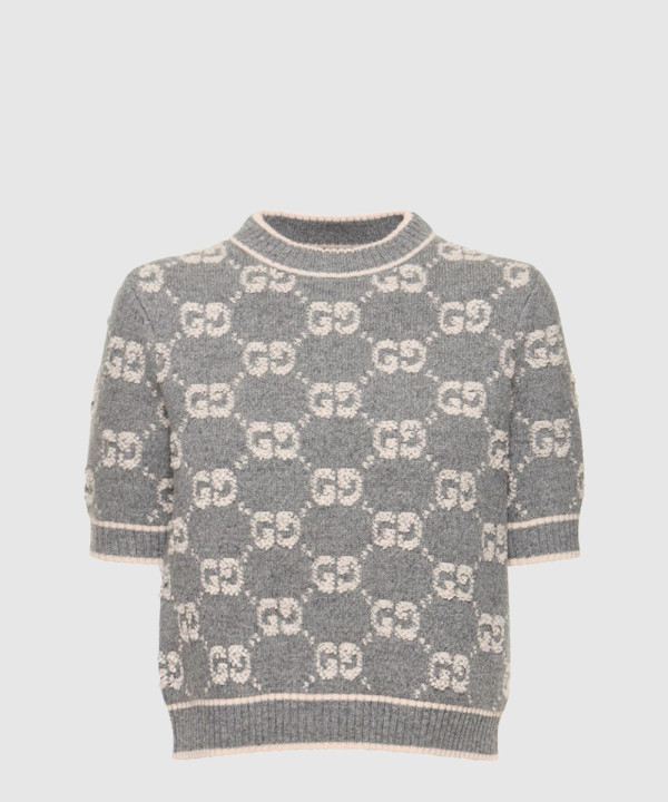 구찌 니트 크롭