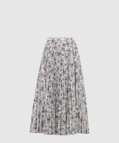 디올 플리츠 미디 스커트