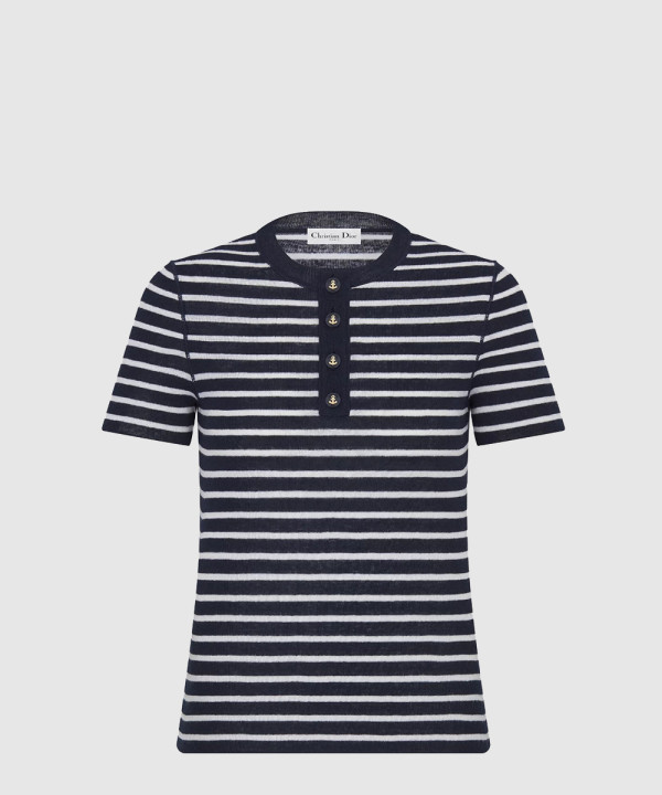 디올 마리니에르 반소매 탑