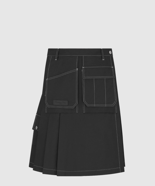 디올 플리츠 랩스커트