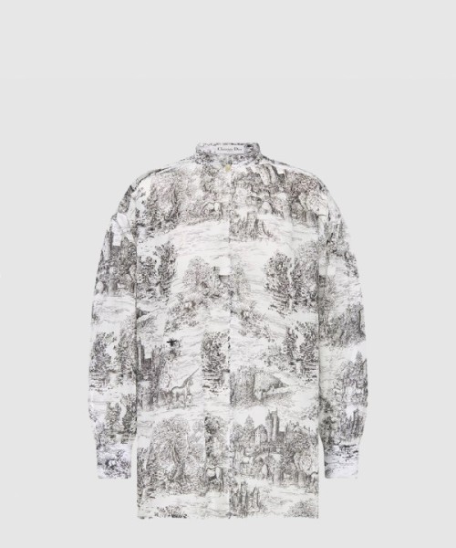 디올 롱 블라우스