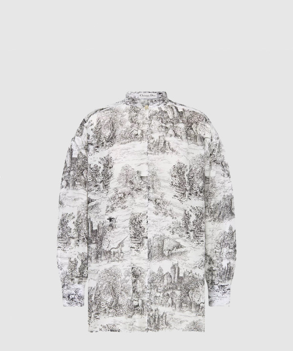 디올 롱 블라우스