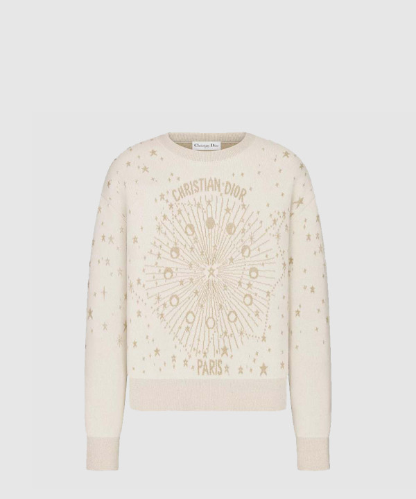 디올 자수 스웨터