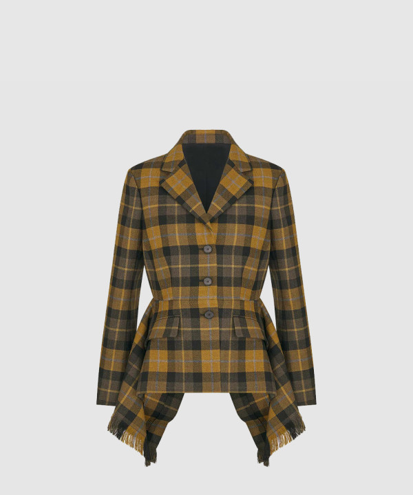 디올 피티드 재킷