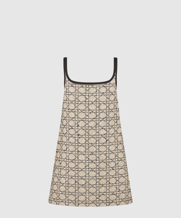 디올 쇼트 플레어 까나쥬 드레스