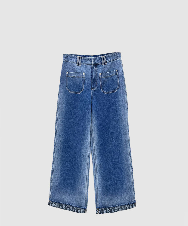 디올 데님 팬츠