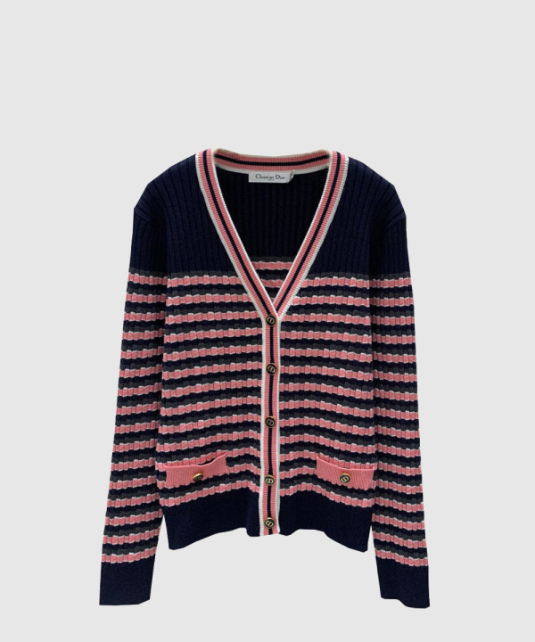 디올 로고 쇼트 코트