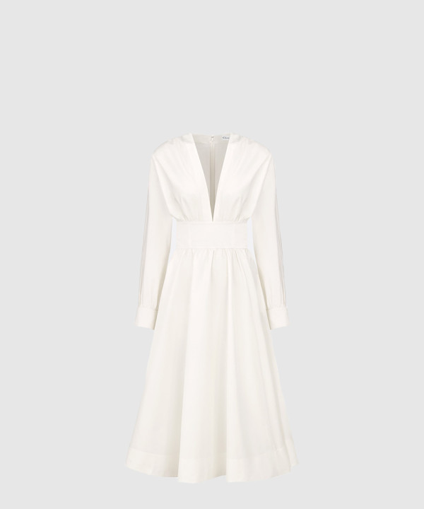 디올 플라워 프린트 원피스