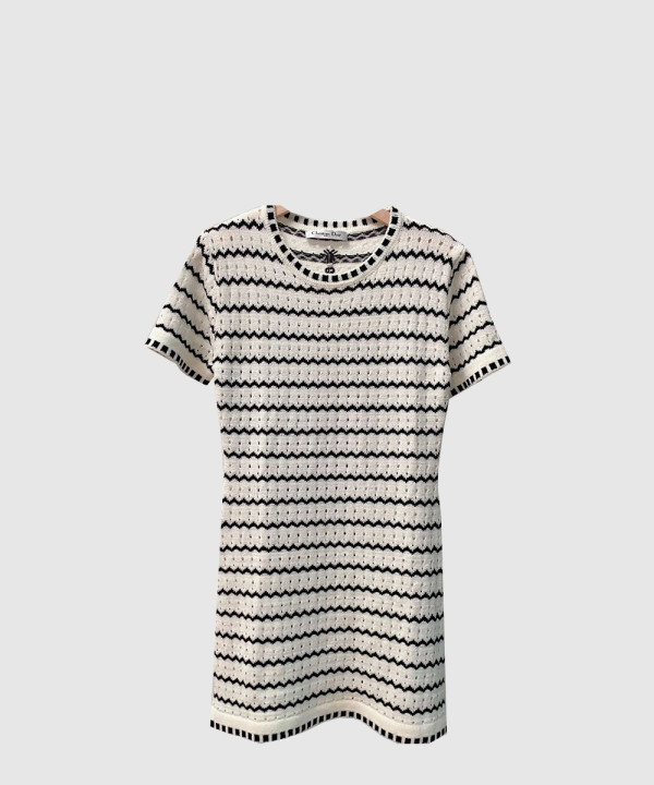 디올 플라워 프린트 원피스