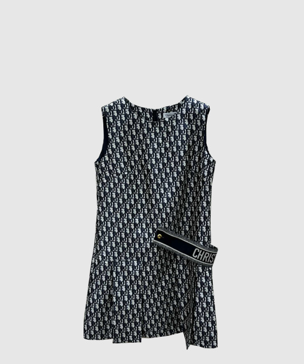 디올 플라워 프린트 원피스