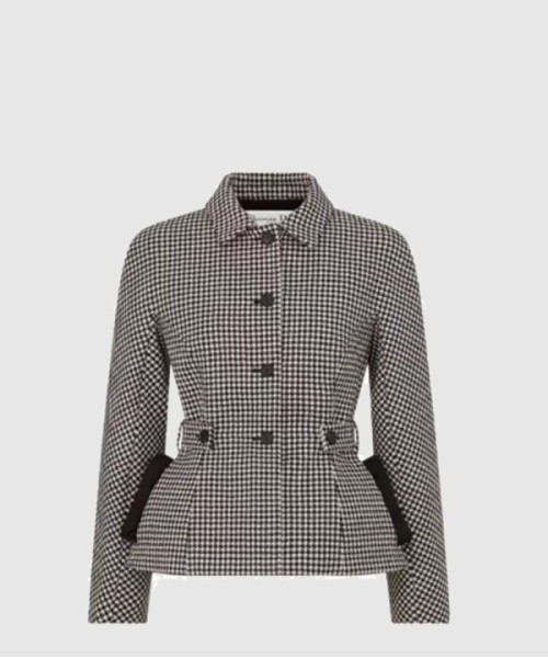 디올 체크 재킷
