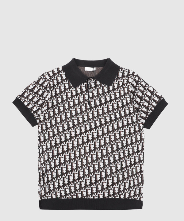 디올 폴로 프린트 폴로 셔츠