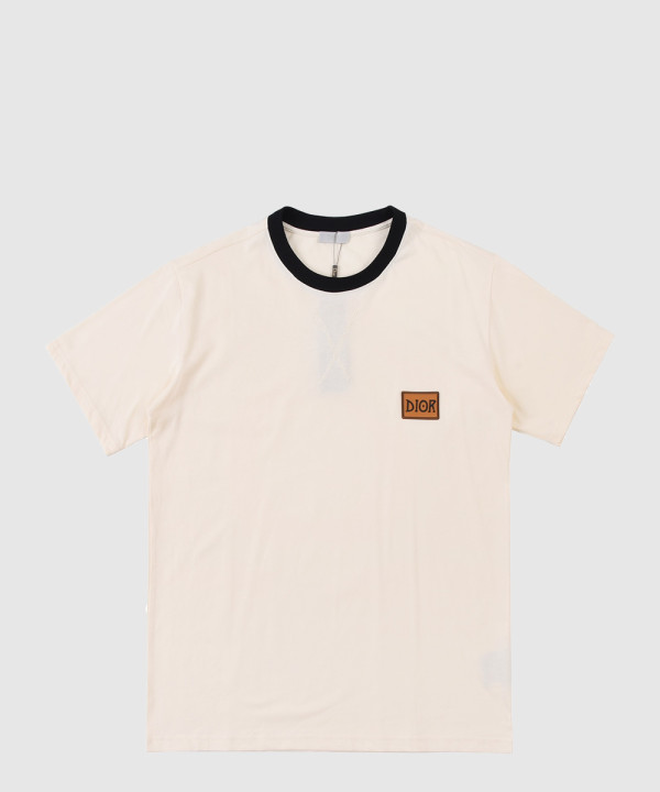 디올 로고 프린트 반팔