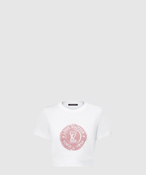 루이비통 스탬프 크롭 톱