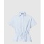 루이비통 드로스트링 웨이스트 코튼 포플린 셔츠