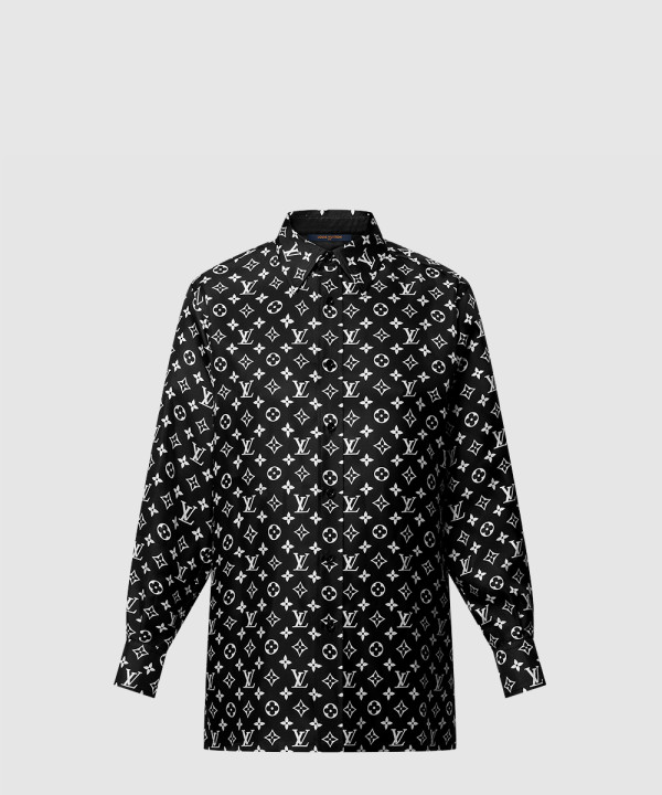 루이비통 모노그램 실크 셔츠