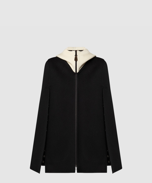 루이비통 리브드 후드 더블 페이스 케이프