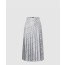 루이비통 체인 프린트 플리츠 스커트