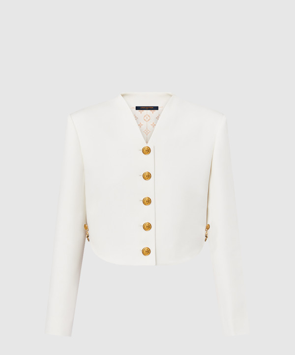 루이비통 체인 디테일 쇼트 재킷