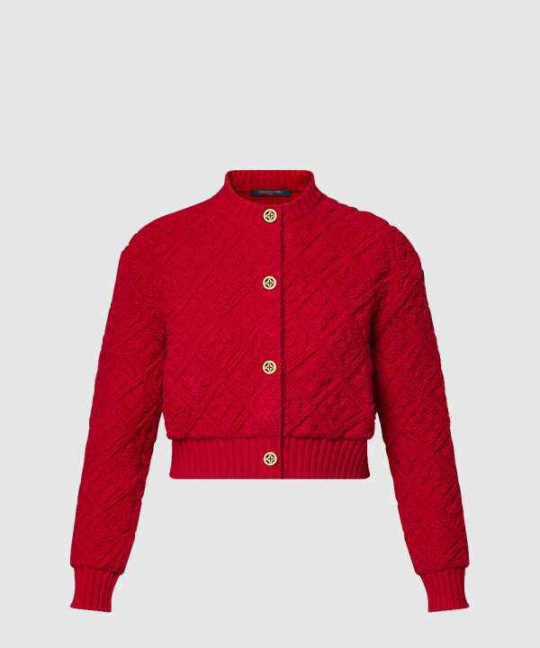 루이비통 울 가디건