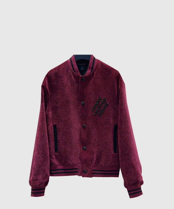 루이비통 로고 쇼트 코트