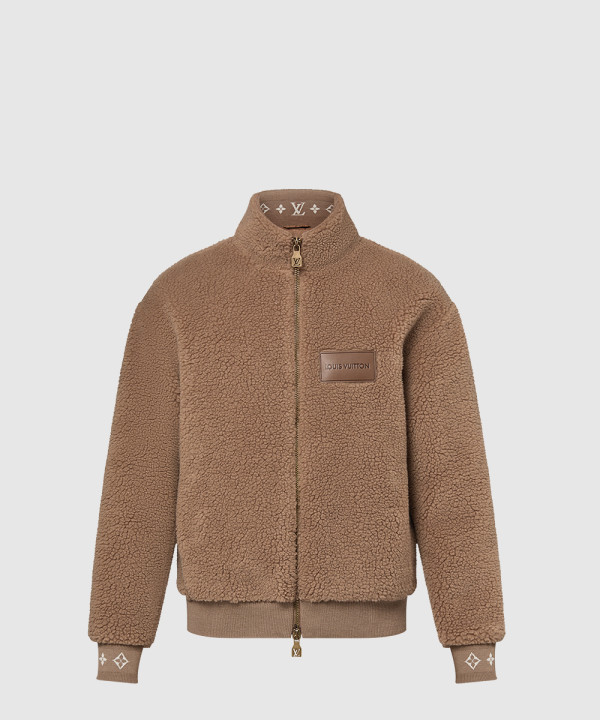 루이비통 로고 쇼트 코트