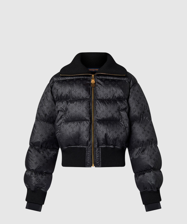 루이비통 로고 쇼트 코트