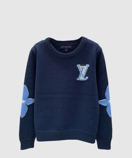 루이비통 로고 니트 상의