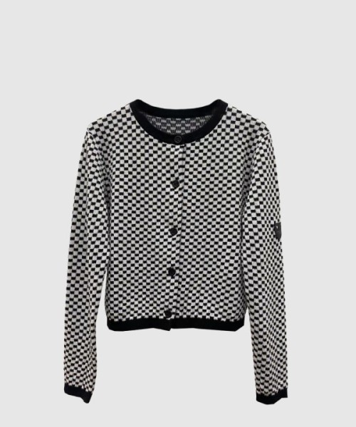 루이비통 로고 니트 상의