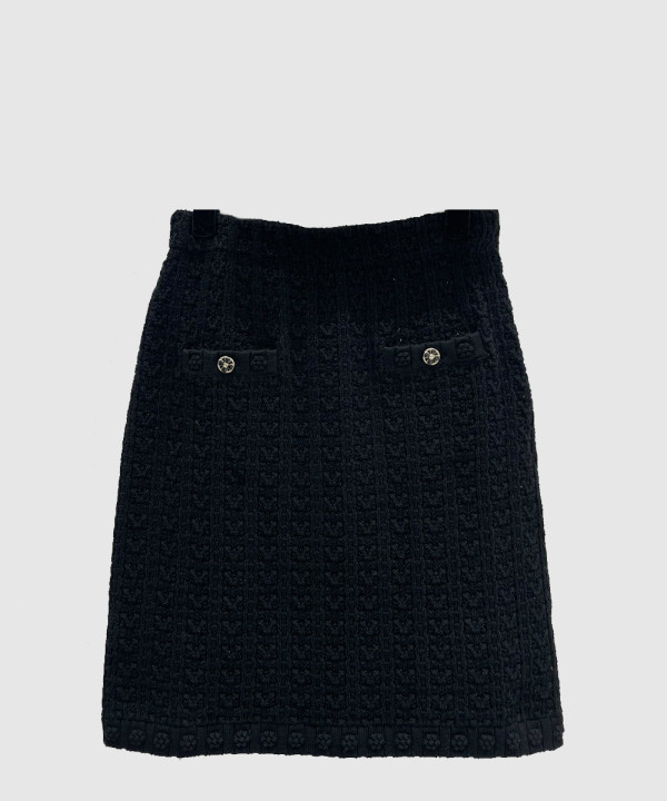 루이비통 로고 스커트