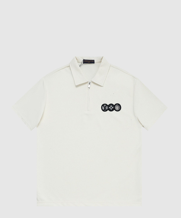 루이비통 로고 프린트 반팔