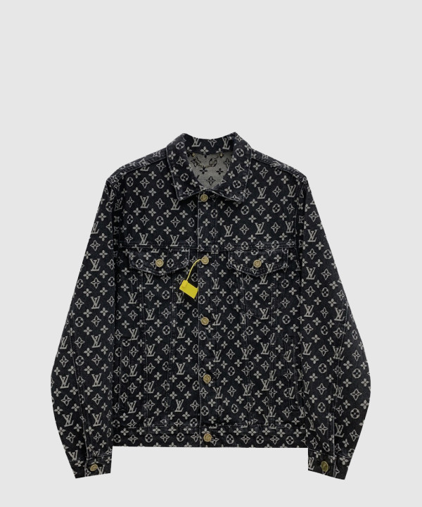 루이비통 로고 쇼트 코트