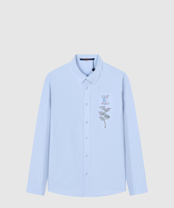 루이비통 블루 셔츠